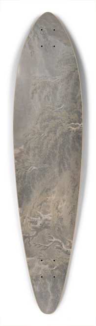 Hugh William Williams - Birnam Wood 39.3 inch art pintail longboard deck