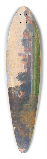 Hugo Darnaut - Abendlandschaft Etzenhausen 39.3 inch art pintail longboard deck