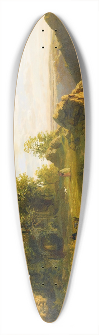 Hugo Darnaut - Drnstein On The Danube 39.3 inch art pintail longboard deck