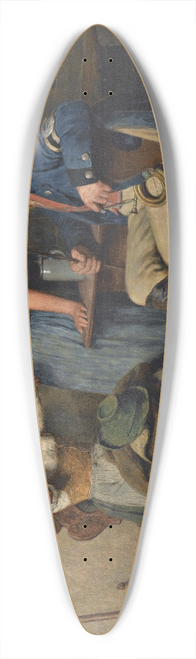 Hugo Kauffmann - Steht Dir Gut! (Suits You!) 39.3 inch art pintail longboard deck