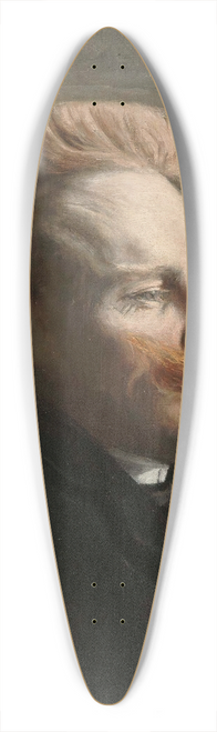 Hugo Simberg - Man With A Red Moustache 39.3 inch art pintail longboard deck
