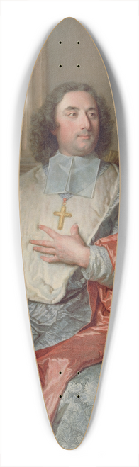 Hyacinthe Rigaud - Charles de Saint-Albin,Archbishop of Cambrai 39.3 inch art pintail longboard deck