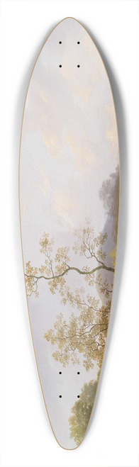 Ignaz Raffalt - Weite Landschaft mit Hirten 39.3 inch art pintail longboard deck