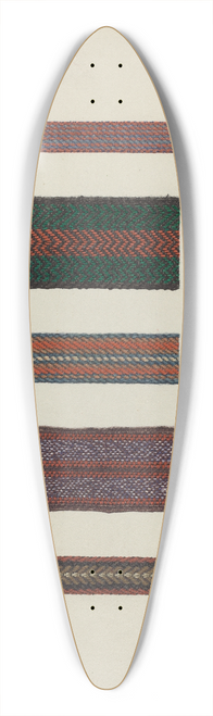 Ingrid Selmer-Larsen - Shaker Rug Bindings 39.3 inch art pintail longboard deck