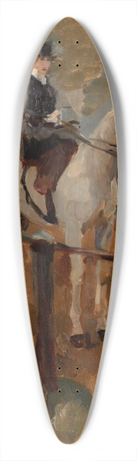 Isaac Israls - Amazone in Rotten Row, Hyde Park, London 39.3 inch art pintail longboard deck
