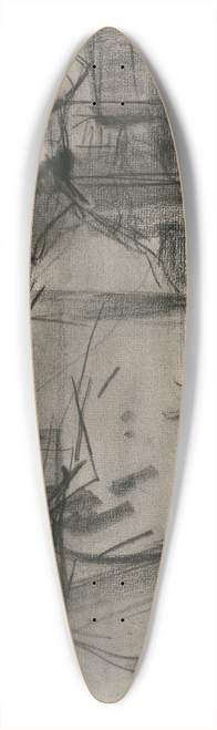 Isaac Israls - Kok in de keuken 39.3 inch art pintail longboard deck
