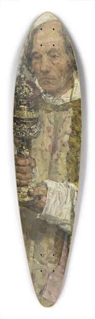 Isaac Israls - Procession in the Old Catholic Church in The Hague 39.3 inch art pintail longboard deck