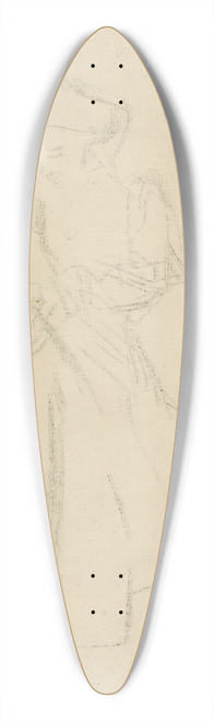 Isaac Israls - Vrouw bezig met kleding 39.3 inch art pintail longboard deck