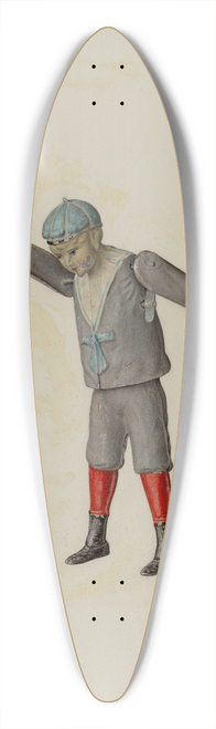 Isidore Danziger - Mechanical Toy 39.3 inch art pintail longboard deck