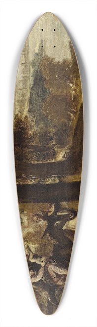 Italian School - The Flight into Egypt 39.3 inch art pintail longboard deck
