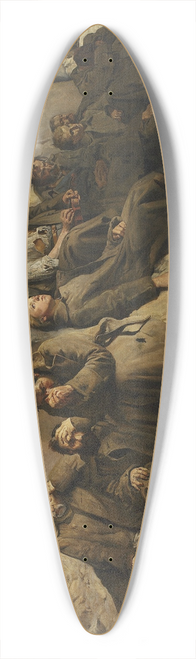 Jacek Malczewski - Sunday at the mine (Rest at the mine) 39.3 inch art pintail longboard deck