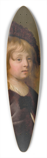 Jacob Adriaensz Backer - Portrait of a boy 39.3 inch art pintail longboard deck
