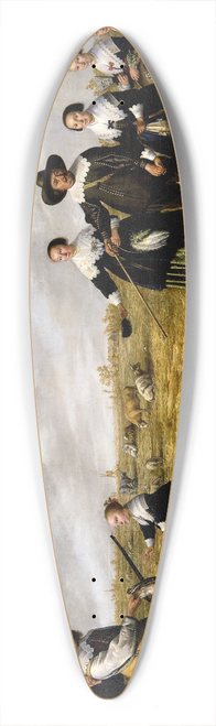 Jacob & Albert Cuyp - Portrait of a Family in a Landscape 39.3 inch art pintail longboard deck