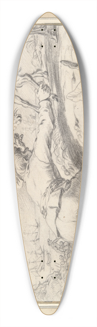 Jacob Gerritsz Cuyp - Boy catching a goat 39.3 inch art pintail longboard deck