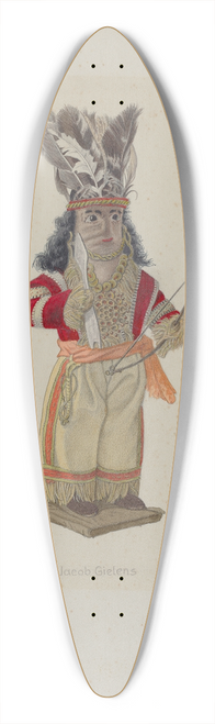 Jacob Gielens - Doll 39.3 inch art pintail longboard deck