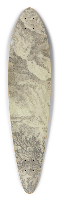 Jacob Happ - Wasserschpfender Hirte mit seiner Ziegenherde 39.3 inch art pintail longboard deck