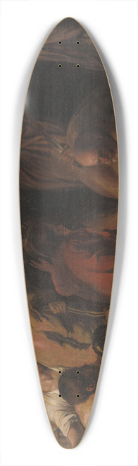 Jacob Jordaens - The Betrayal of Christ 39.3 inch art pintail longboard deck