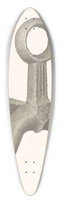 Jacob Lipkin - Andiron 39.3 inch art pintail longboard deck