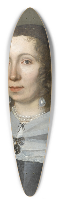 Jacob Marrel - Portrait of Maria Sibylla Merian 39.3 inch art pintail longboard deck