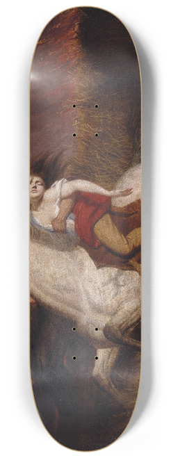 Charles Deas - Prairie on Fire 8.25 inch art skate deck