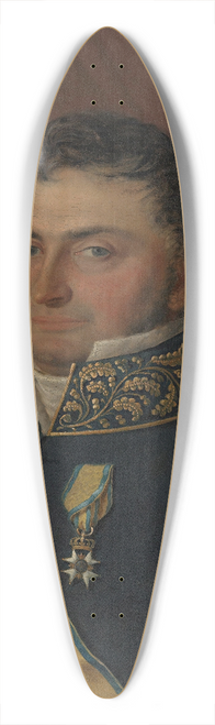 Jacob Munch - Portrait of Cabinet Minister Nicolay Johan Lohmann Krog 39.3 inch art pintail longboard deck