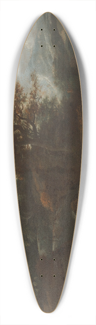 Jacob Salomonsz. van Ruysdael - Landscape withWaterfalls 39.3 inch art pintail longboard deck