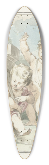 Jacobus Buys - Allegorie op het Geloof 39.3 inch art pintail longboard deck