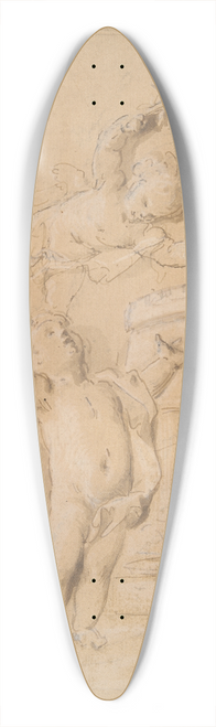 Jacobus Buys - TwoCupids 39.3 inch art pintail longboard deck