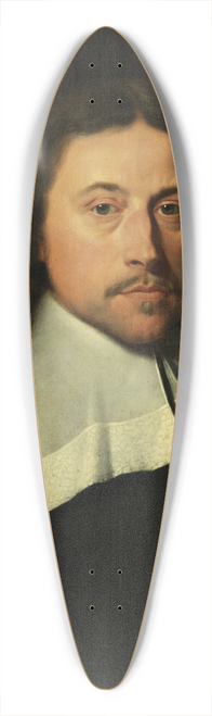 Jacob van Reesbroeck - Portrait of Balthasar II Moretus 39.3 inch art pintail longboard deck