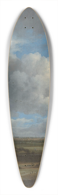 Jacob van Ruisdael - View of Haarlem from the Northwest, with the Bleaching Fields in the Foreground 39.3 inch art pintail longboard deck