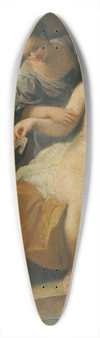 Jacopo Amigoni - David And Bathseba 39.3 inch art pintail longboard deck