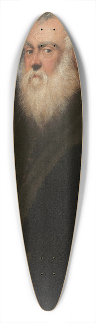 Jacopo Tintoretto - Man with a White Beard 39.3 inch art pintail longboard deck