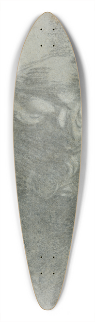 Jacopo Tintoretto - Study after the head of Michelangelos Giuliano deMedici 39.3 inch art pintail longboard deck