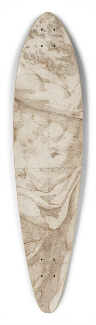 Jacopo Zanguidi - King David 39.3 inch art pintail longboard deck
