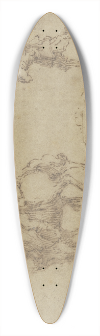 Jacques Callot - Zwei Reiter, gefolgt von einem Mann, der einen Sack trgt 39.3 inch art pintail longboard deck
