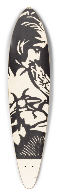 Jacques Jeichienus Ottens - Vrouw die een kind borstvoeding geeft 39.3 inch art pintail longboard deck