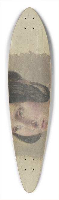 Jakob Becker - Mdchenkopf in biedermeierlicher Haartracht 39.3 inch art pintail longboard deck