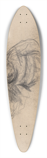 Jakob Smits - Child 39.3 inch art pintail longboard deck