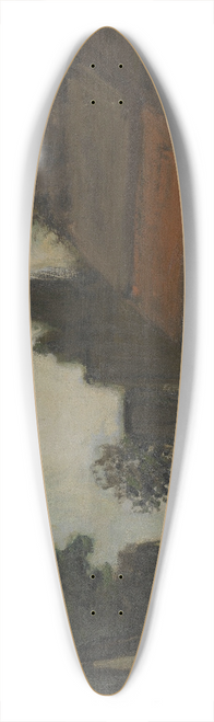 Jakob Smits - Evening in the Kempen 39.3 inch art pintail longboard deck