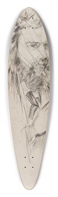 James Abbott McNeill Whistler - Astruc, Editor of L Artiste 39.3 inch art pintail longboard deck