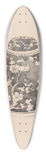 James Abbott McNeill Whistler - Oviform Ginger Jar with Bell-shaped cover 39.3 inch art pintail longboard deck