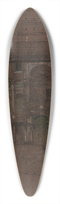 James Abbott McNeill Whistler - San Giovanni Apostolo et Evangelistae 39.3 inch art pintail longboard deck