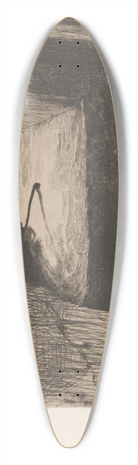 James Abbott McNeill Whistler - The Kitchen 39.3 inch art pintail longboard deck