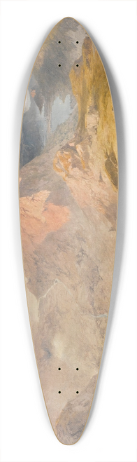 James Baker Pyne - The Vales Of Ennerdale And Buttermere With Their Lakes And Those Of Crummock And Loweswater 39.3 inch art pintail longboard deck