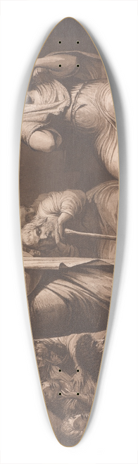 James Barry - The Conversation of Polemon 39.3 inch art pintail longboard deck