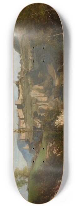 Charles Franois Daubigny - Landscape near Crmieu 8.25 inch art skate deck