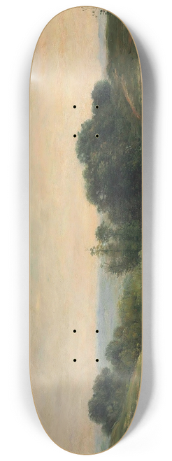 Charles Franois Daubigny - tang De Gillieu, Dauphin; Solitude 8.25 inch art skate deck