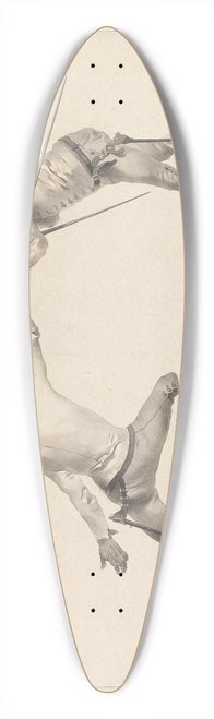 James Gwin - Du Desarmement sur le Coup de Quarte ou de Seconde Par de Prime 39.3 inch art pintail longboard deck