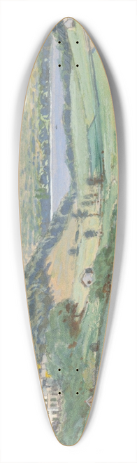 James Henry Moser - Scoville Farm, Cream Hill,Connecticut 39.3 inch art pintail longboard deck