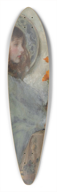 James Jebusa Shannon - The Offering 39.3 inch art pintail longboard deck